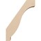 Ekena Millwork 3-inch W x 10-inch D x 14-inch H Baker Rough Cedar Woodgrain TimberThane Knee Brace, Primed BRCUR03X10X14BKRRCPR - alternate 5